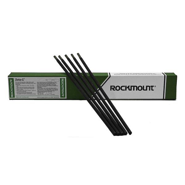 Zeta C, 18" Hardfacing Electrode for Extreme Abrasion Accompanied with Impact, 1/4" dia., 5lb